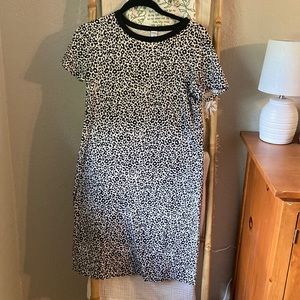 Old Navy leopard print dress Tall S